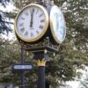 Large Four Dial Howard Street Clock Republic of Georgia