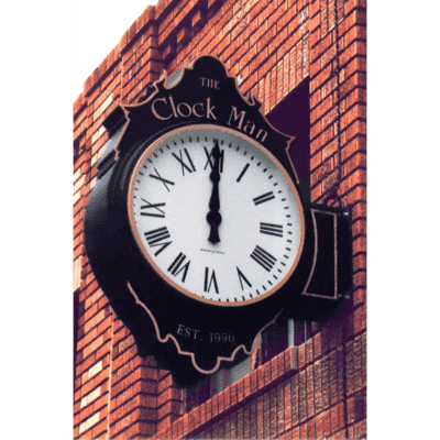 Bracket Clock Two Dial Howard Sidewall Mount Fullerton CA