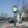 Two Dial Large Howard Street Clock Madison CT