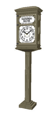 2 Dial O.B. McClintock Clocks