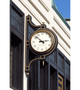 Bracket Clock Two Dial Renaissance Design