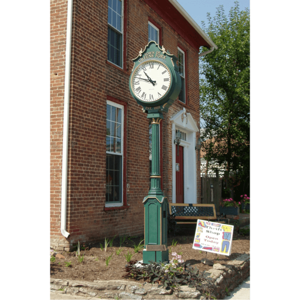 Two Dial Small Howard Street Clock Greens Fork IN