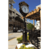 Two Dial Street Clock Illuminated Header Tampa FL