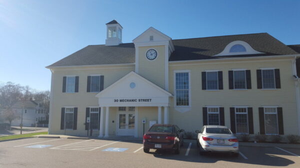 Tower Clock Style 61A36 Semi-flush Edgelit Foxboro MA