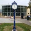 Courtyard Two Dial Post Clock RWU Bristol RI