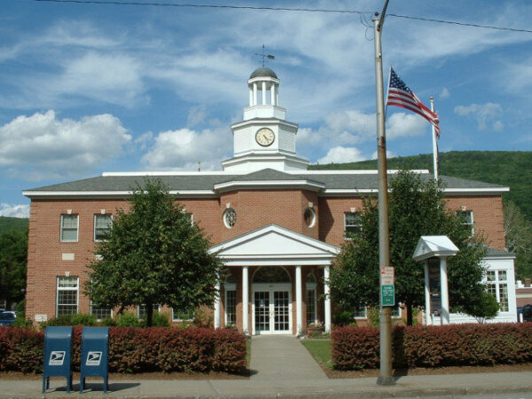 Tower Clock Style 61A42 Semi-flush Edgelit Brattleboro VT