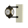 Bracket Clock Four Dial Large Howard Corner Rendering