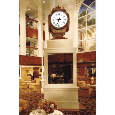 Bracket Clock Four Dial Howard Pedestal Design