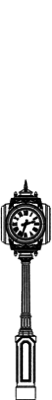 Small 4 Face Howard Street Clock