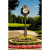 Four Dial Small Howard Replica Street Clock Tullymore Golf Club Stanwood MI