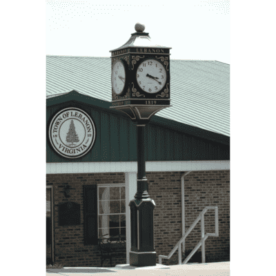 Small Four Dial Lucerne Street Clock Lebanon VA