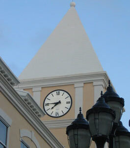Tower Clock Style 4672 Flush Backlit Bermuda