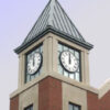 Canister Clock installed in a clock tower at the University of Connecticut