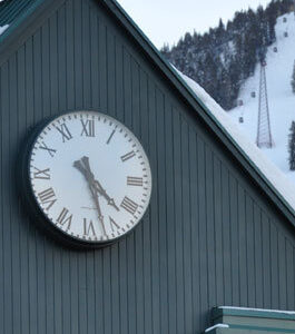 Tower Clock Style 6648 Surface Backlit Aspen CO