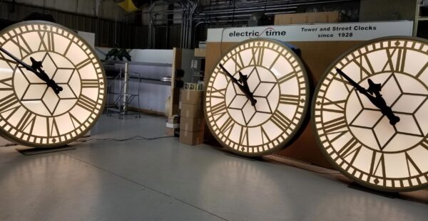 Lighted Drum Tower Clock