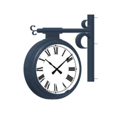 Cafe Bracket Clock Rendering
