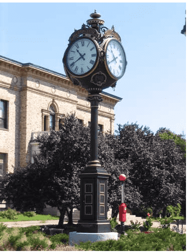 Seth Thomas Four Dial Street Clock Boston MA