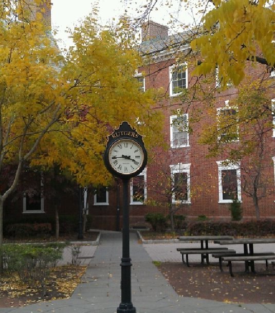 Two Dial Courtyard Street Clock Rutgers University