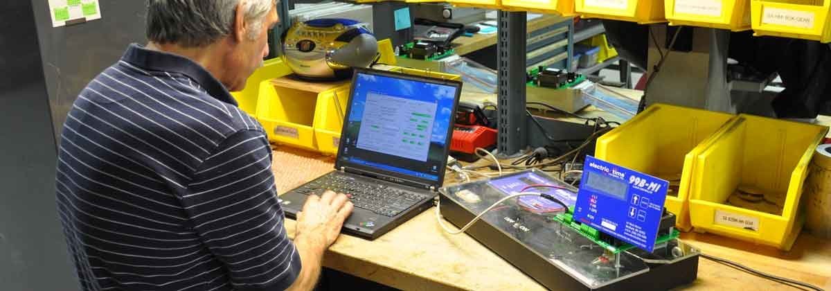 Street & Tower Clock Control being manufactured