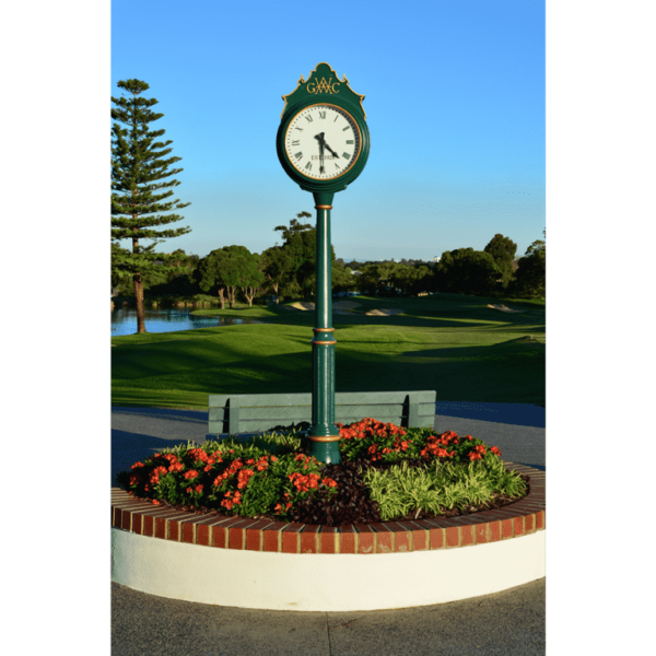 Golf Course Street Clock