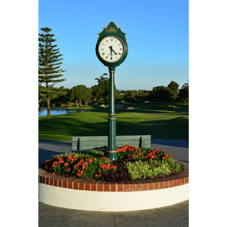 Golf Course Street Clock