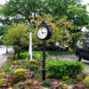 Two Dial Courtyard Post Clock Hollis Hills NY