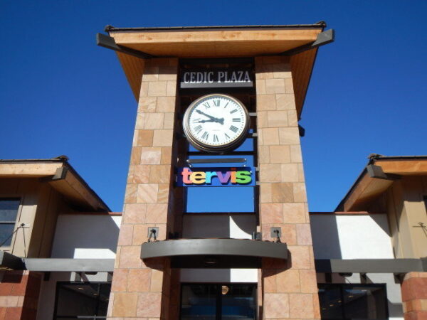 Tower Clock Style 60A54 Surface Edgelit Sedona AZ