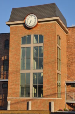 Tower Clock Style 60A54 Semi-flush Edgelit Chelsea MA