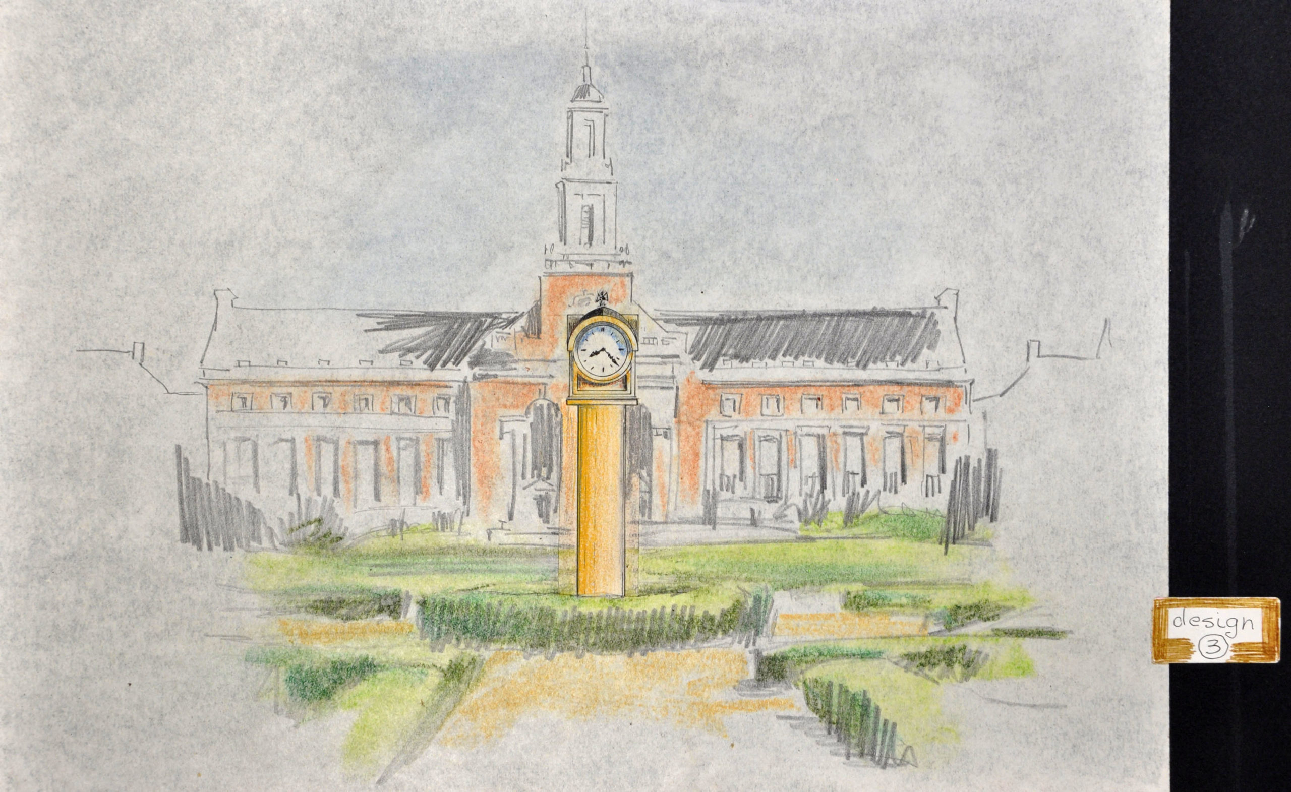 Gallery of 1960's Clock Renderings - Electric Time Company