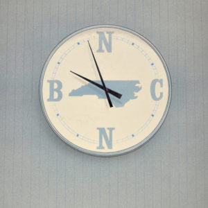 Bank Clock with logo