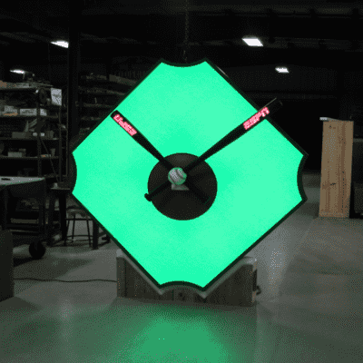Custom Illuminated Tower Clock ESPN