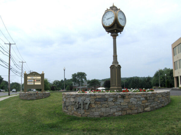 Large Four Dial Howard Post Clock East Haven CT