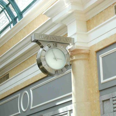 Tiffany Las Vegas Custom Double-Sided Clock