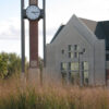 Exterior Canister Clock - Dordt College Iowa