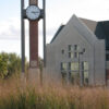 Exterior Canister Clock - Dordt College Iowa