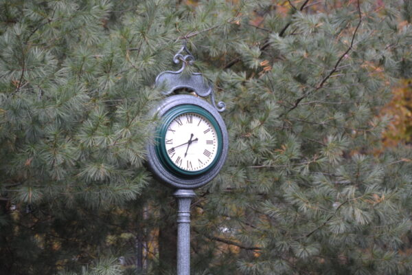 Fancy Street Clock Repair Two Dial Design - Club Darien, Darien CT