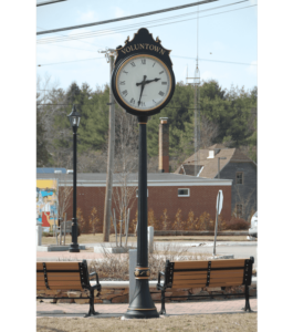 Two Dial French Quarter Street Clock Volu