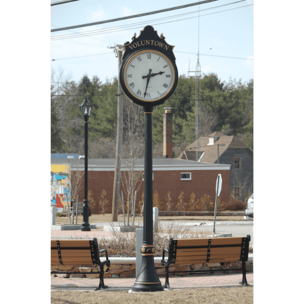 Two Dial French Quarter Street Clock Volu