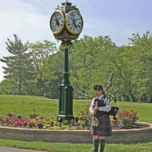 Golf Course Street Clock