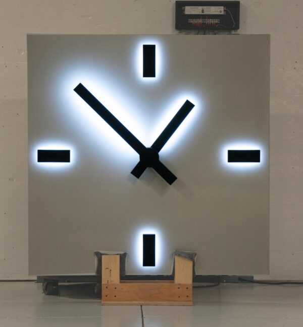LED Halo Lighted Tower Clock
