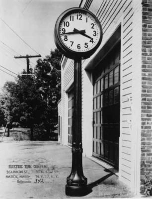 Street Clock Two Dial Historical