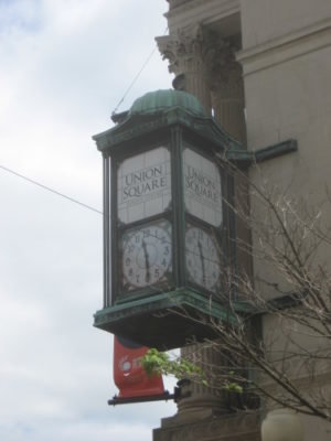 Bracket Clock 4 Dial McClintock Corner Bracket