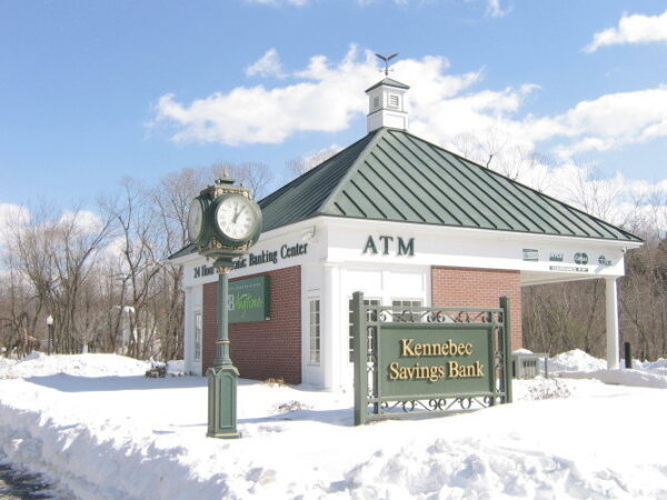 Small Four Dial Howard Street Clock Kennebec ME