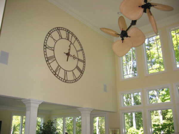 Silhouette Tower Clock Style 1072 Indoors Overlay