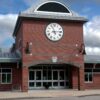 Tower Clock, lighted, 8'd iameter Style 4684 Flush Backlit Wolfeboro NH