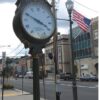 Kittanning Post Clock Installed