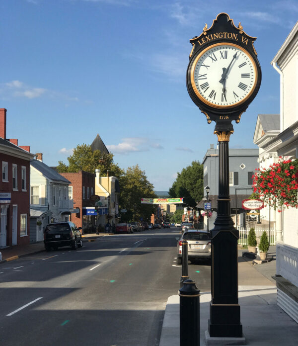 Historic Street Clock - Lexington, VA