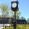 Four Score II Post Clock
