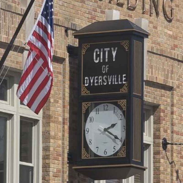 2 Dial McClintock Exterior Clock
