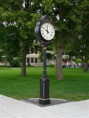 Small Two Dial Howard Street Clock Ord NE